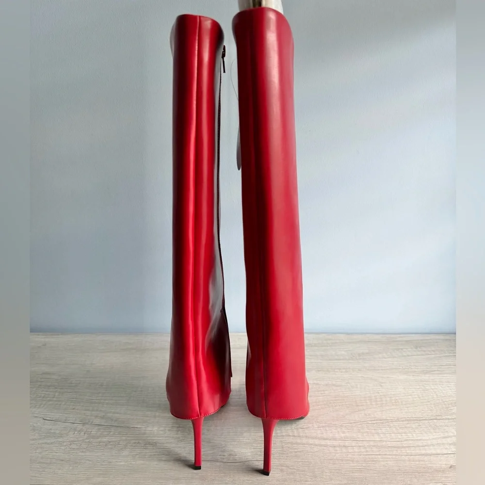 I.N.C. International Concepts Skylar Fold Over Cuffed Knee High Boots Size 7.5 - Picture 7 of 13